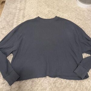 Abercrombie & Fitch Charcoal Women's Crew Neck Sweater